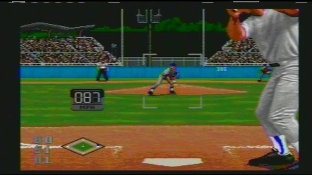 Sega Genesis World Series Baseball Playoff Game Montreal Expos vs Los Angeles Dodgers смотреть онлайн
