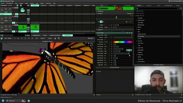 Como REMOVER FUNDO VERDE no Resolume Arena | ChromaKey | EDR #009 смотреть онлайн