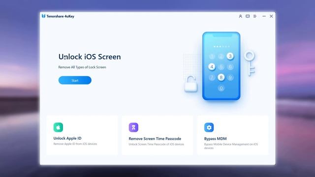 ازالة قفل الشاشة لهواتف الايفون - Tenorshare 4uKey