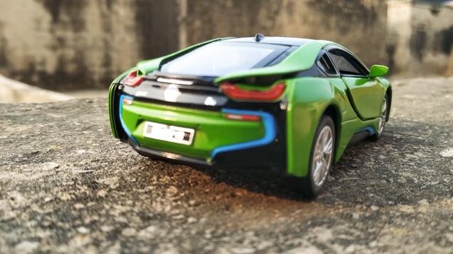 kinsmart bmw i8 green centy toys india смотреть онлайн