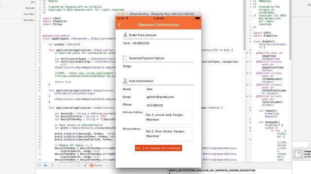Mokets (iOS) Checkout With Stripe смотреть онлайн