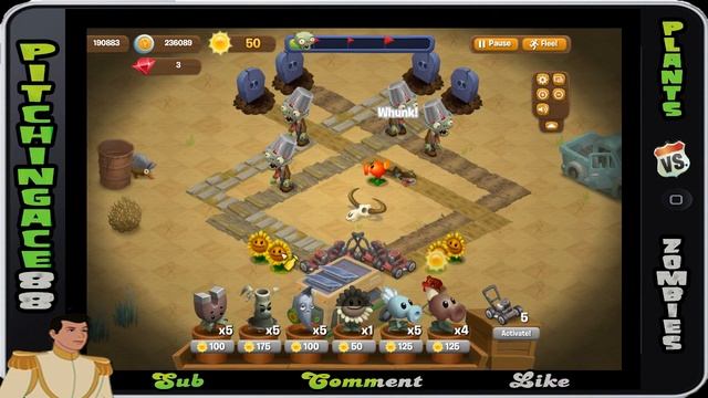 Plants v Zombies Adventures - Sand Dooms 5/5 (Facebook, iPhone, Android) смотреть онлайн