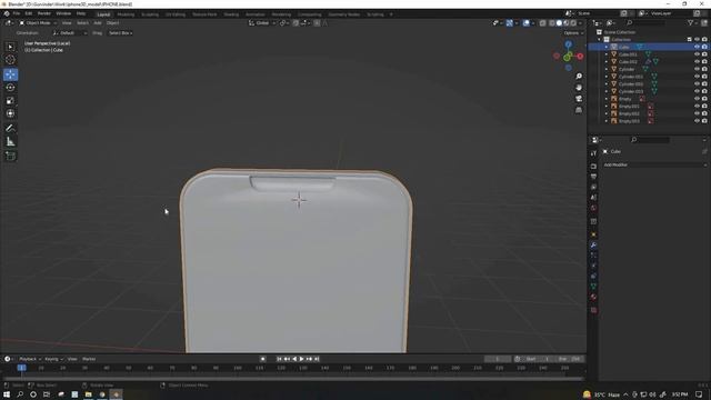 Blender 3D Timelapse: Creating Realistic iPhone - Modeling, Texturing, Lighting, and Shading! смотреть онлайн