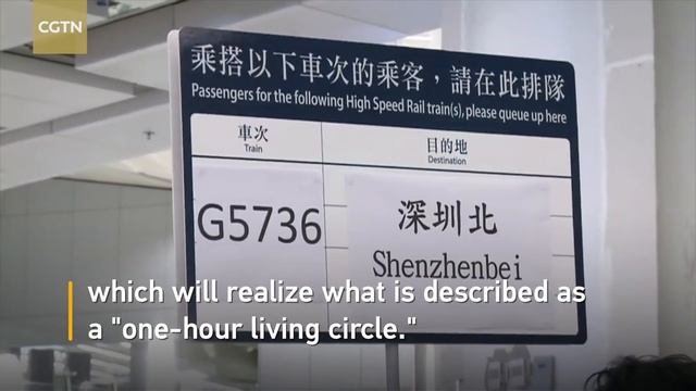 First high-speed train linking Hong Kong to Chinese mainland in operation смотреть онлайн