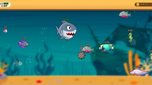 Fish Eat Getting Big || Game 10000 Score Completed. смотреть онлайн
