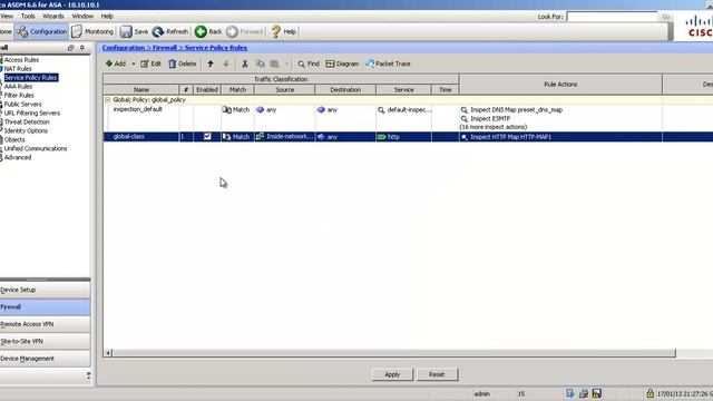 Cisco ASA - Introduction to service policies (MPF) смотреть онлайн