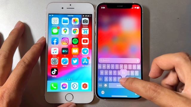 iOS 17 vs iOS 12 смотреть онлайн