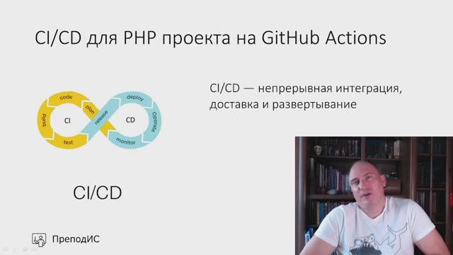CI/CD для PHP проекта с автотестами на GitHub Actions смотреть онлайн