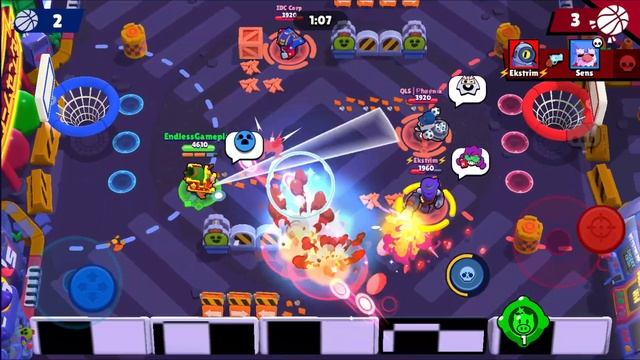 Brawl Stars - Gameplay Walkthrough Part 794 - Sleigher Griff - Basket Brawl (iOS, Android) смотреть онлайн