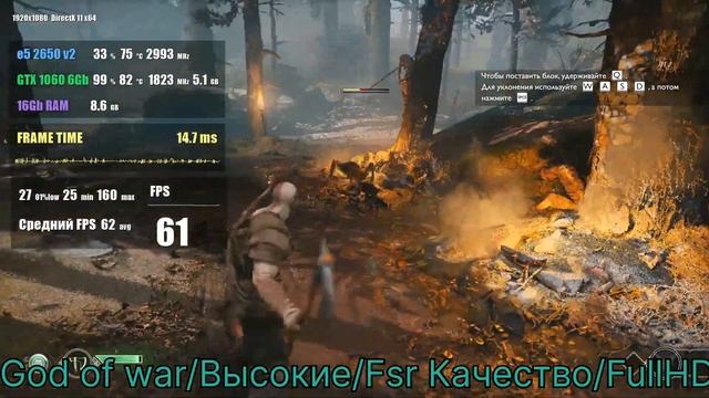 Тест E5 2650 V2 + GTX1060