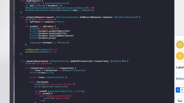 Swift - In App Purchase Tutorial смотреть онлайн