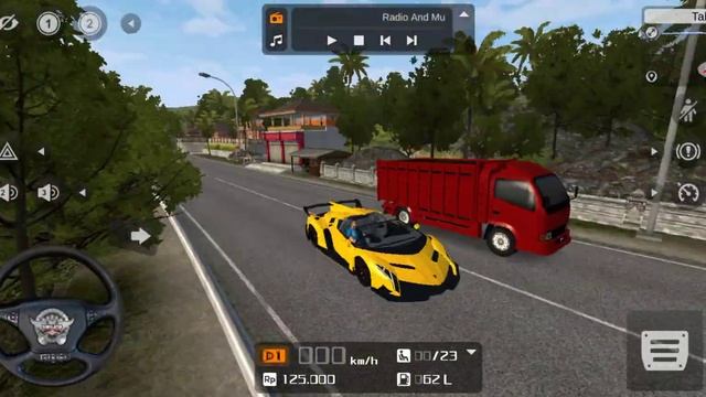 Bus simulator Indonesia game 2022 | Lamborghini Veneno Roadster LP750-4 Mod BUSSID смотреть онлайн