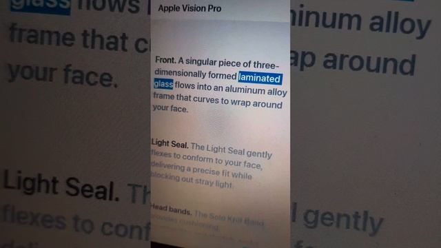 $3500 Apple Vision Pro is plastic? #applevisionpro смотреть онлайн