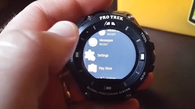 Casio ProTrek WSD-F20 : Android Messages