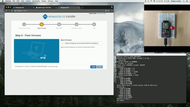 Mongoose OS #3: Installation (Linux/MacOS, Web UI) смотреть онлайн