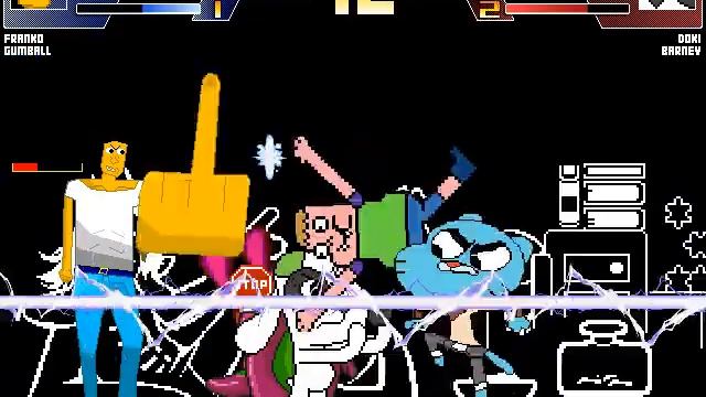 MUGEN battle #1324: Team Franko vs Team Doki смотреть онлайн