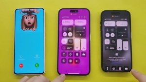 Incoming Call iPhone 14pro MAX Emoji vs Poco X6 vs iPhone 14pro