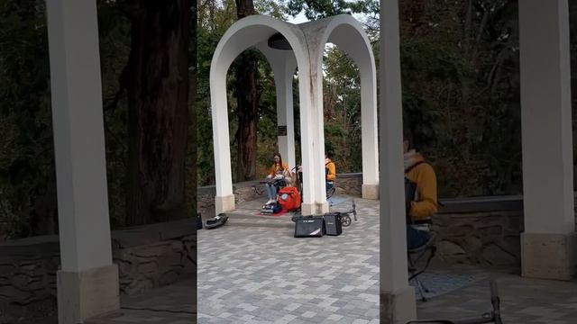 В курортном парке даже собаки поют