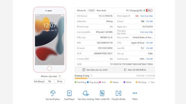 SỰ THẬT IPHONE 6S 128GB ZIN 100% trên YouTube, ĐẮT LIỆU SẮT RA MIẾNG??? смотреть онлайн