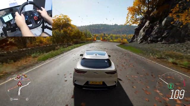 Jaguar I-Pace - Forza Horizon 4 | Logitech g29 Gameplay смотреть онлайн