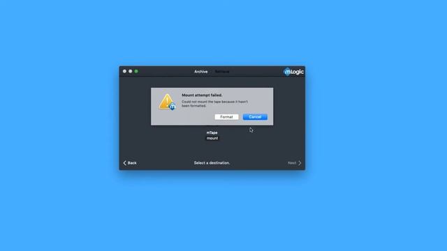 Archiving with mTape LTFS Utility смотреть онлайн