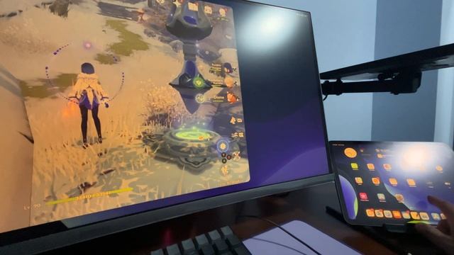 M1 IPad Pro 11 inch stage manager Genshin gameplay смотреть онлайн