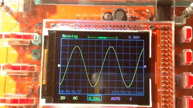 DSO138 and FG-100 DDS FUNCTION GENERATOR DEMO смотреть онлайн