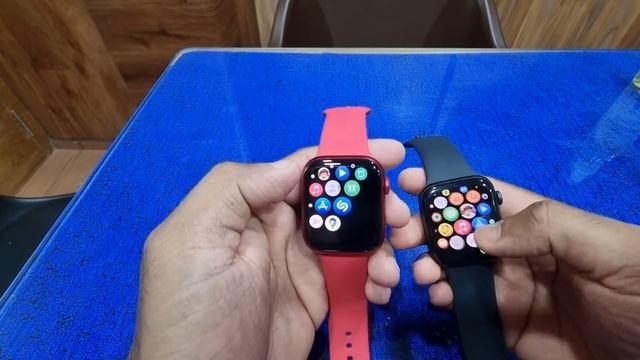 APPLE WATCH SERIES 7 45MM PRODUCT RED VS APPLE WATCH SE 44MM смотреть онлайн