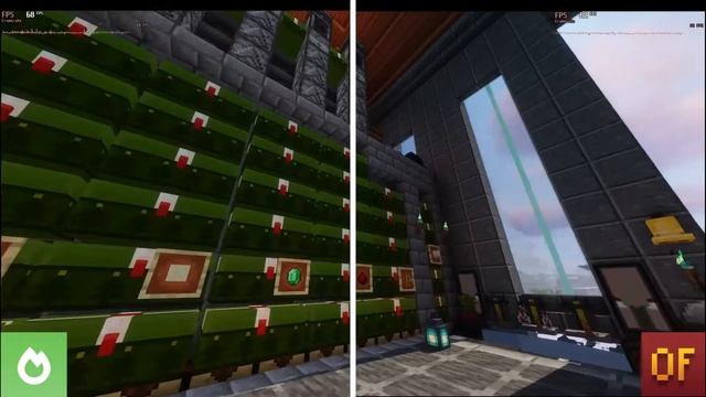 Minecraft With Shaders OPTFINE vs SODIUM 1.18.1 смотреть онлайн