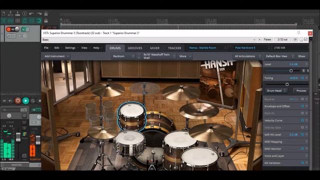 Superior Drummer 3 Post Hardcore #5 (Rooms of Hansa SDX) Free Preset Download смотреть онлайн