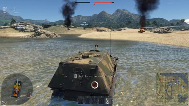 ELEFANT STAMPEDE - Ferdinand Tank Destroyer (War Thunder Tanks Gameplay) смотреть онлайн