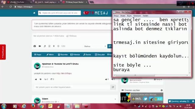 LİNK TL BOT !!! 2016 (YENİ) AYDA 1000 TL KAZAN !!! смотреть онлайн