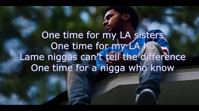 J Cole - No Role Models (2014 Forest Hills Drive) LYRIC VIDEO смотреть онлайн
