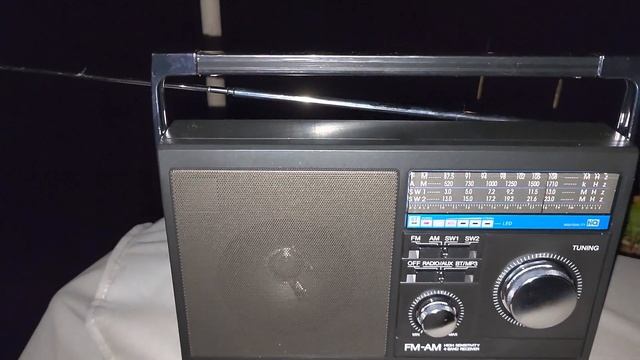 Yewrich YR-RU8 Portable receiver BBC World Service 12095 kHz Shortwave via Madagascar смотреть онлайн