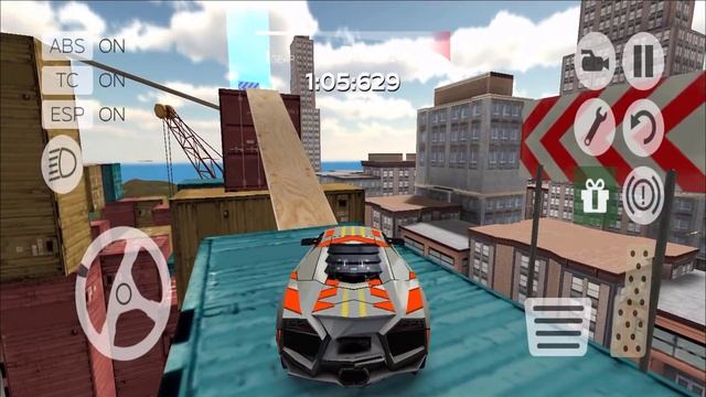 Car Simulator 2 - Crazy Car Extreme Car Driving Simulator Stunts Ramp - Android ios Gameplay смотреть онлайн