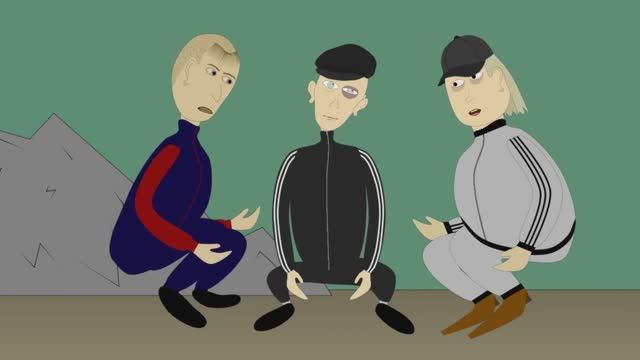 Бабка Алка Серия 3 - Баба Алла Против Гопников - Уродская Анимация смотреть онлайн