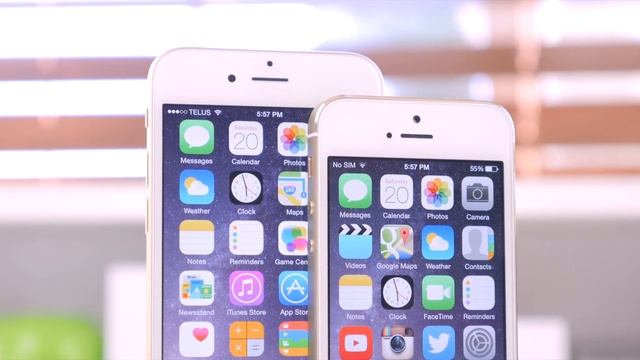 Apple iPhone 6 vs iPhone 5S смотреть онлайн