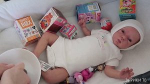 Реборн Оля плачет/Открываем сюрпризы покупки. Зырики ТВ