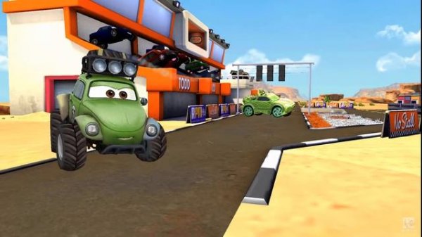 Cars: Fast as Lightning - Shifty Sidewinder Bonus Car Gameplay Compilation HD