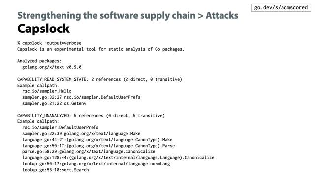 Russ Cox at ACM SCORED: Open Source Supply Chain Security at Google смотреть онлайн