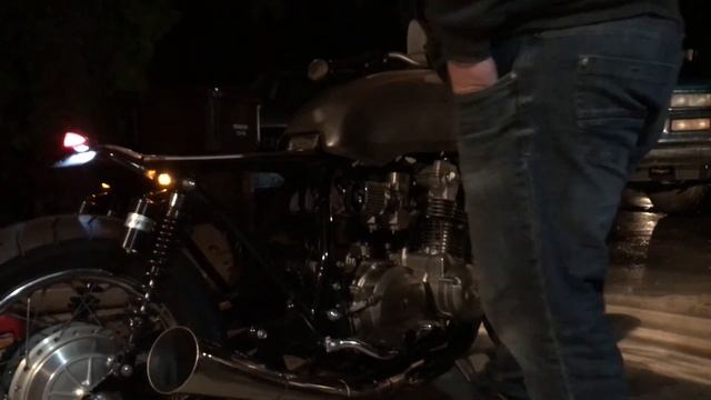 Delkevic 4 into 1 exhaust note 1980 cb 750 w/o baffle смотреть онлайн