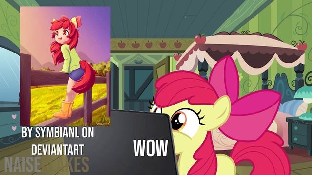 Apple Bloom discovers herself on the internet (15.ai) смотреть онлайн
