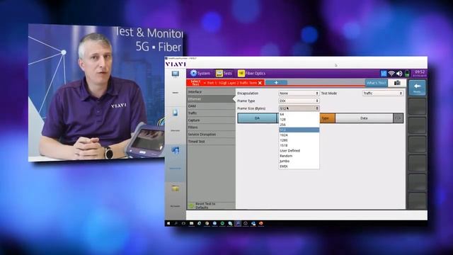 VIAVI MTS 5800 Configuracao e geracao de testes Ethernet no MTS 5800 смотреть онлайн