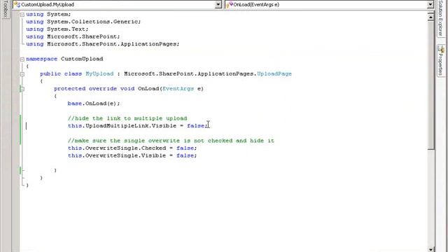 Windows SharePoint Services: Overriding the Upload Page смотреть онлайн