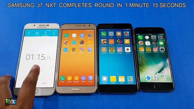Samsung J7 Nxt vs Redmi Note 4 vs iPhone 6 SPEED TEST COMPARISON | Mobile Comparison!! смотреть онлайн