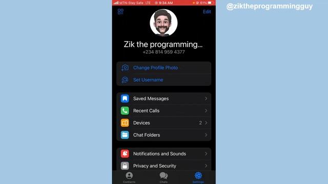 How To Add And Switch Account On Telegram App iphone смотреть онлайн