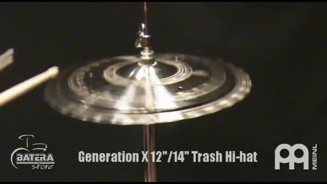Teste de produto BATERA STORE - Hi Hat Generation X 12" - 14" Trash - Meinl смотреть онлайн