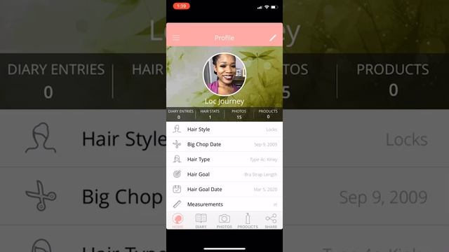 Loc/Natural Hair Diary/Journal iPhone App! смотреть онлайн