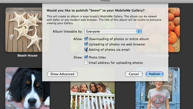 016 Apple iLife iPhoto 09 Create a mobileme gallery смотреть онлайн