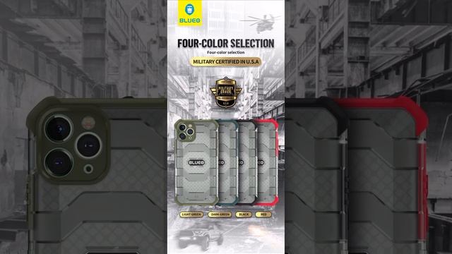 BLUEO military grade drop resistance phone case смотреть онлайн